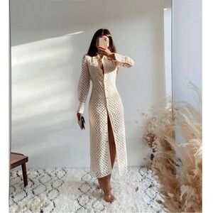 NWOT Zara Cutwork Dress